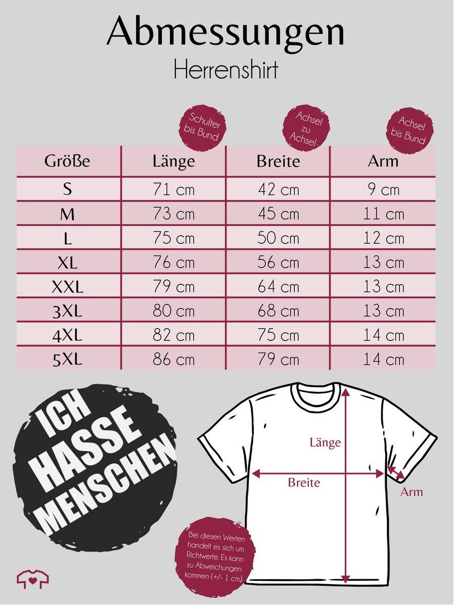 Shirtracer Ich hasse Menschen Shirts & Mehr Shirtracer Vatertagsangebot