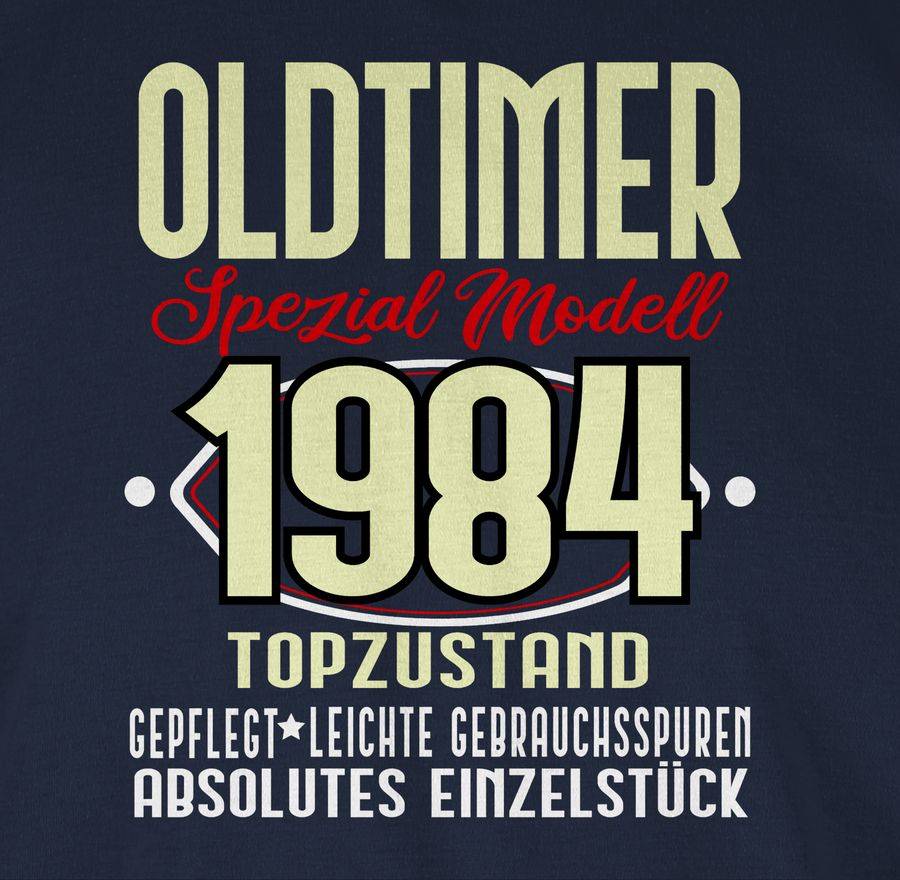 Shirtracer Oldtimer Spezial Modell 1984 Vierzigster Shirts & Mehr Shirtracer Blitzangebot