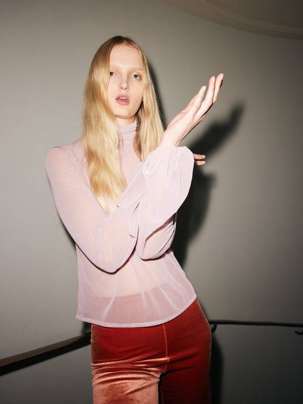 Simone Wild Mesh LS Blouse Jane Online Shopping