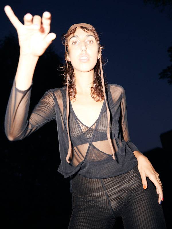 Simone Wild Net Wrap Blouse VIP-Rabatte