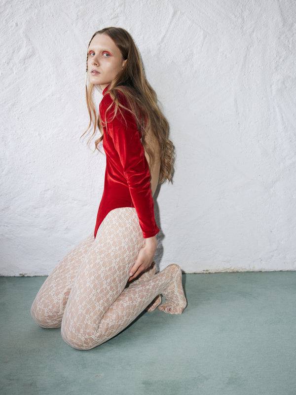 Simone Wild Lace Tights Nur noch ein Tag übrig