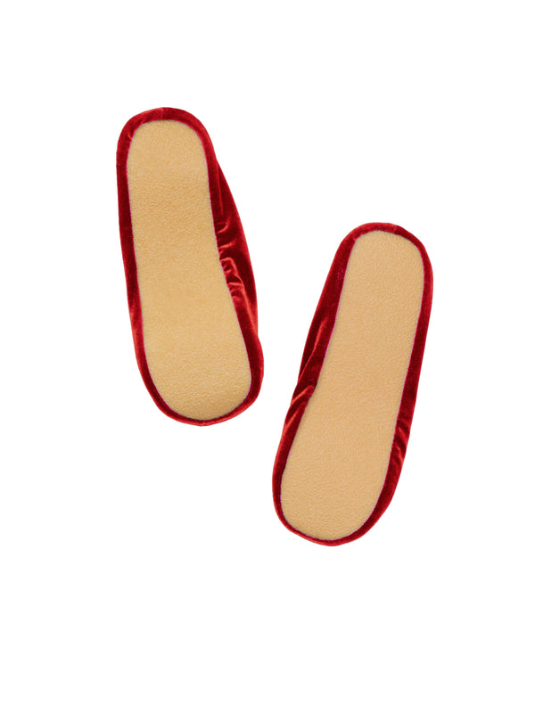 Simone Wild Velvet Ballet Slipper Kostenlose Rückgabe