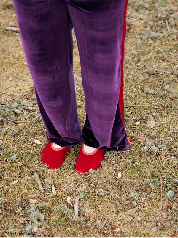 Simone Wild Velvet Ballet Slipper Kostenlose Rückgabe