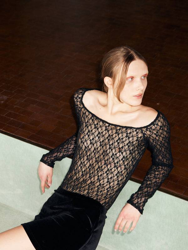 Simone Wild Lace Body Swan Tiefpreis