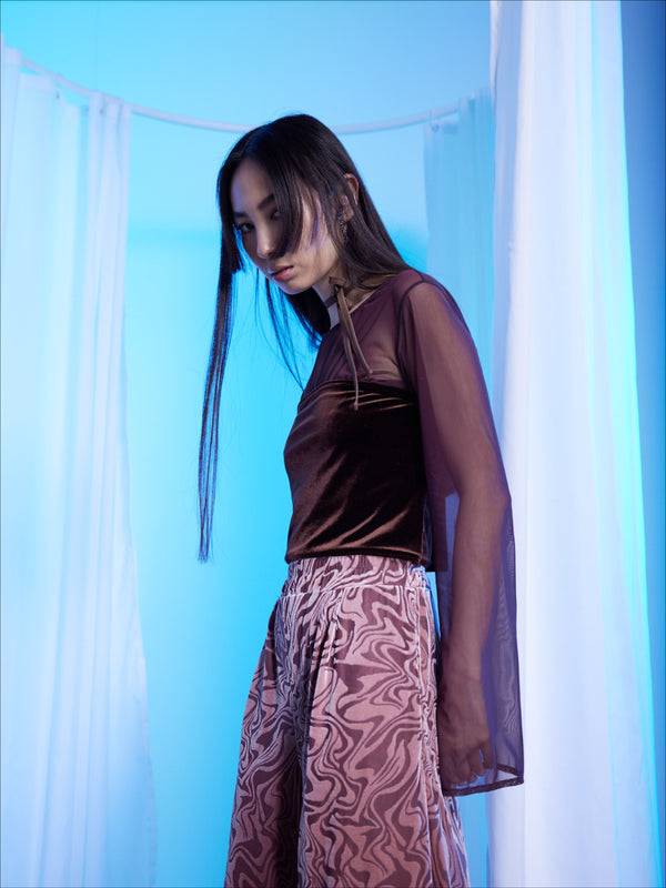 Simone Wild Mesh Easy LS Shirt Outlet