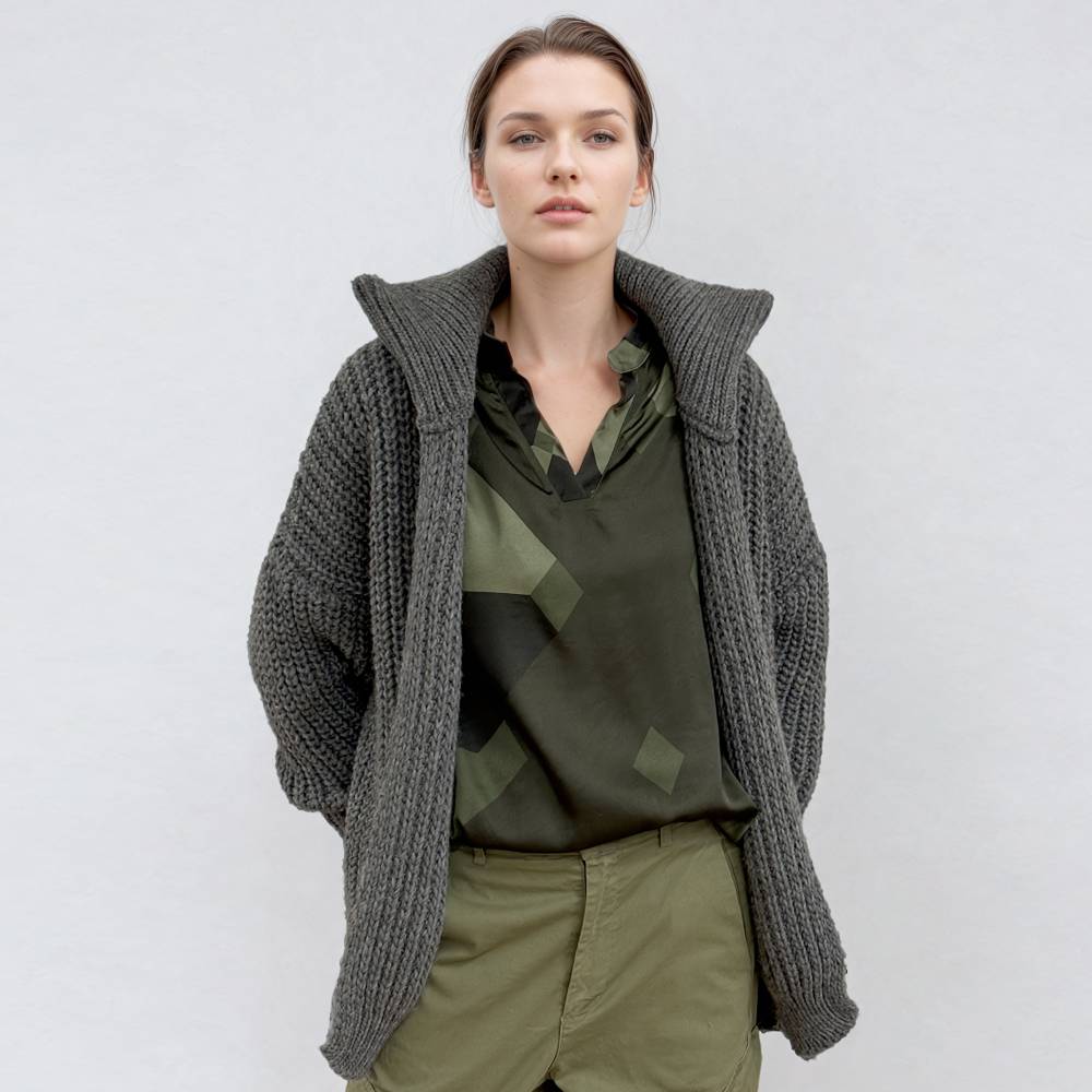 Soul Kathrine GRACE CARDIGAN grey Sonderangebot