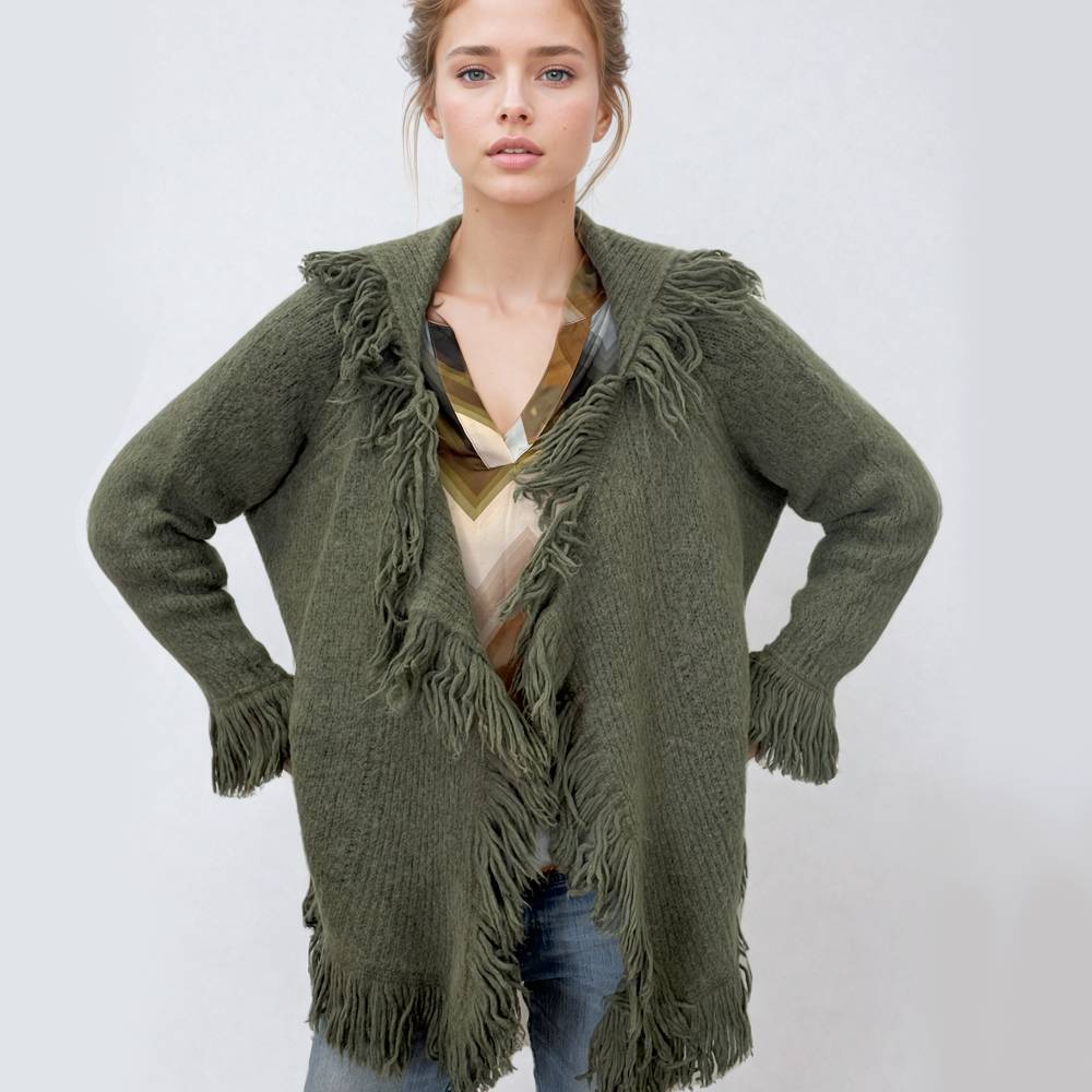 Soul Kathrine IRA CARDIGAN olive Versandkostenfrei