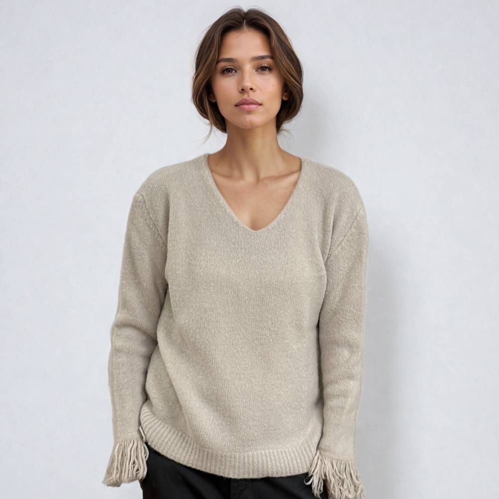 Soul Kathrine NELA SWEATER beige Saisonschlussverkauf