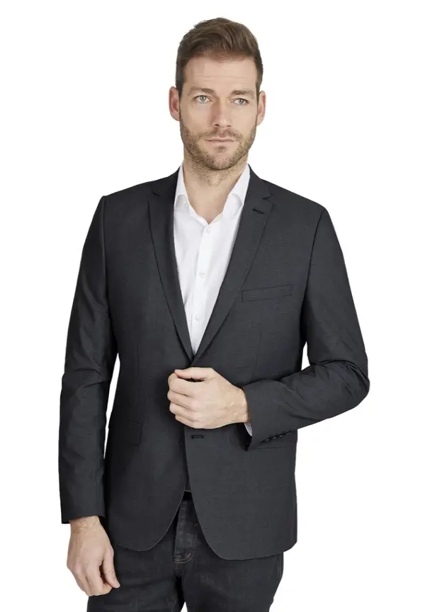 Steffen Klein Designer Business Sakko Anzug-Jackett Regular Fit in anthrazit 50% Rabatt mit kostenlosem Versand