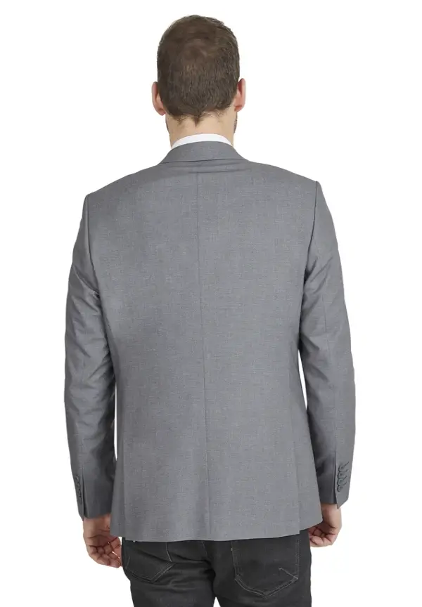 Steffen Klein Designer Business Sakko Anzug-Jackett Regular Fit in grau Fabrikladen
