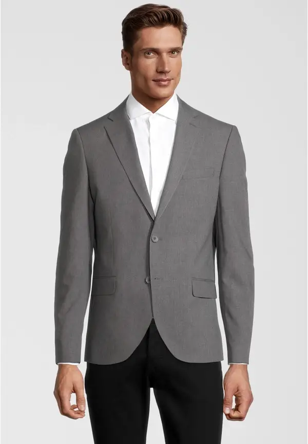 Steffen Klein Designer Business Sakko Slim Fit in Grau Black Friday Preise