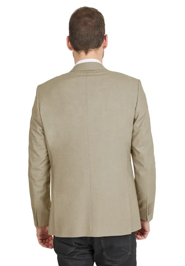 Steffen Klein Designer Business Sakko Anzug-Jackett Regular Fit in sand 50% Rabatt für begrenzte Zeit
