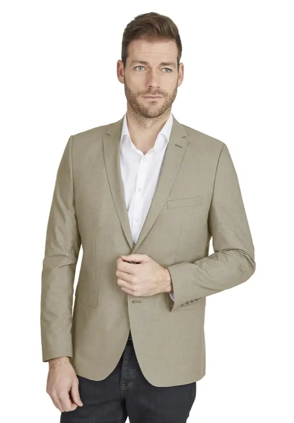 Steffen Klein Designer Business Sakko Anzug-Jackett Regular Fit in sand 50% Rabatt für begrenzte Zeit