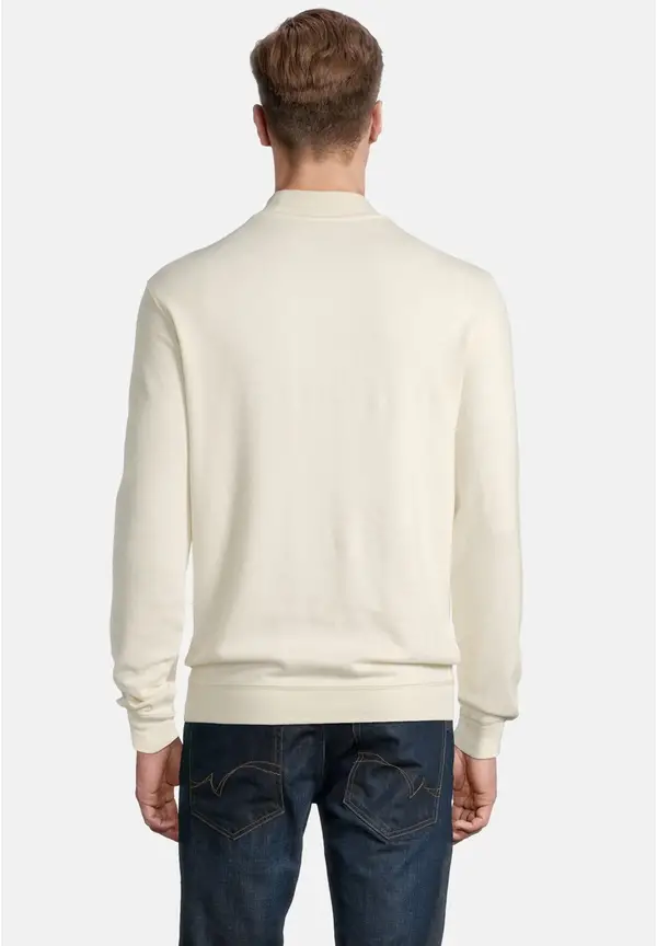 Steffen Klein Pullover Stehbund Soft Touch in creme Saisonschlussverkauf