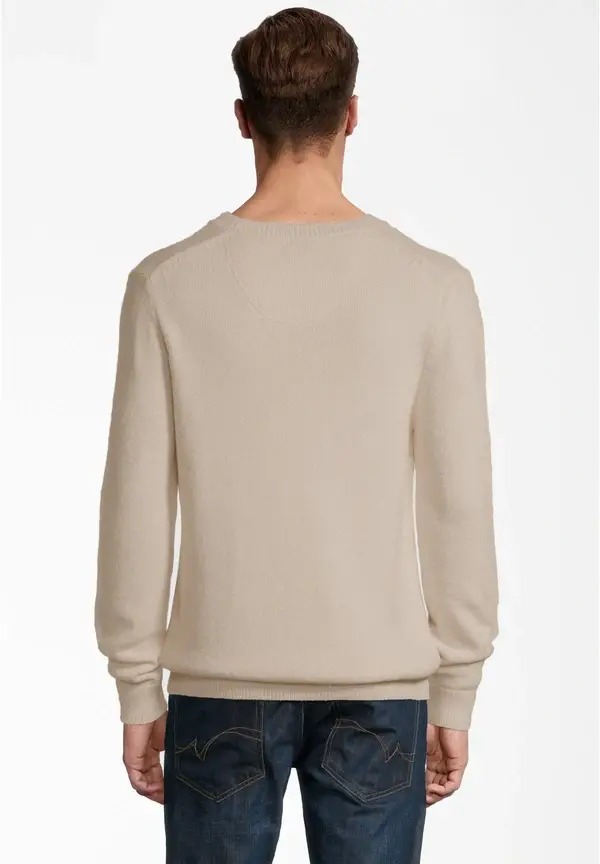 Steffen Klein Rundhals Soft Touch in beige Cyber Monday