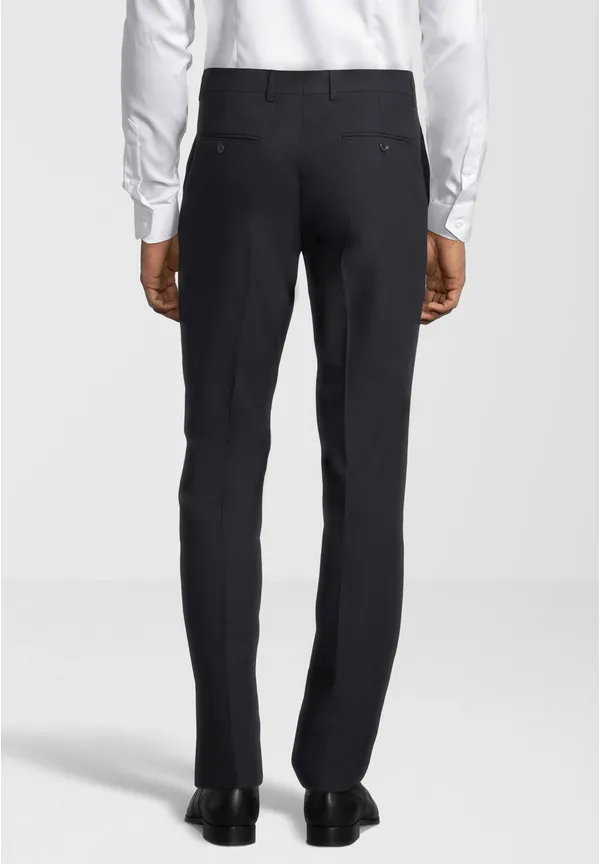 Steffen Klein Anzughose Stoffhose Slim Fit Business in Schwarz Räumungsverkauf