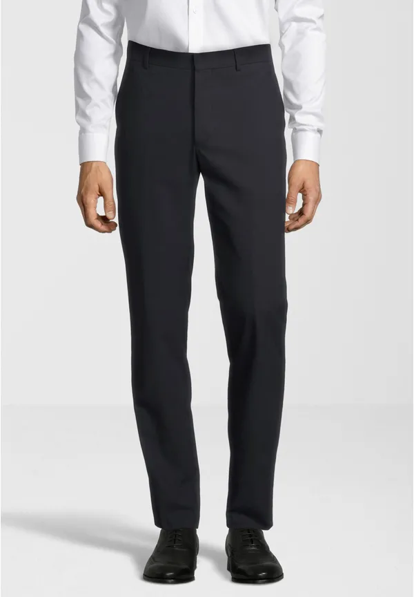 Steffen Klein Anzughose Stoffhose Slim Fit Business in Schwarz Räumungsverkauf