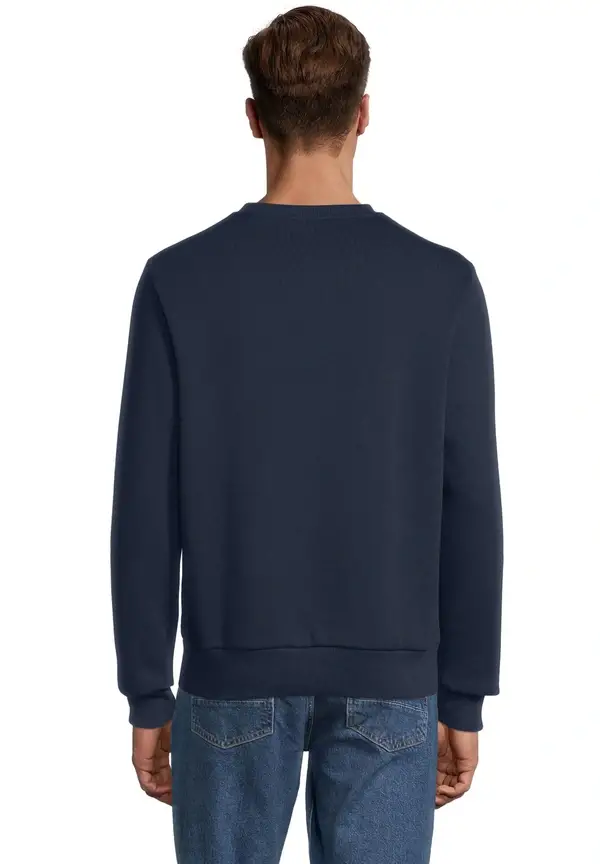 Steffen Klein Sweatshirt Logo-Stickerei in Marine Begrenzte Freigabe