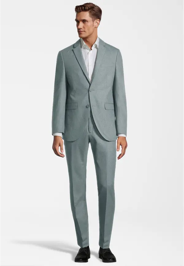 Steffen Klein Designer Anzug Slim Fit in salbei 2025