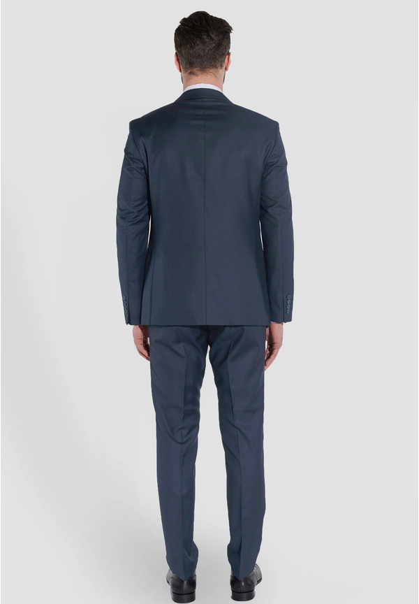 Steffen Klein Designer Anzug Slim Fit in Graublau Verkauf