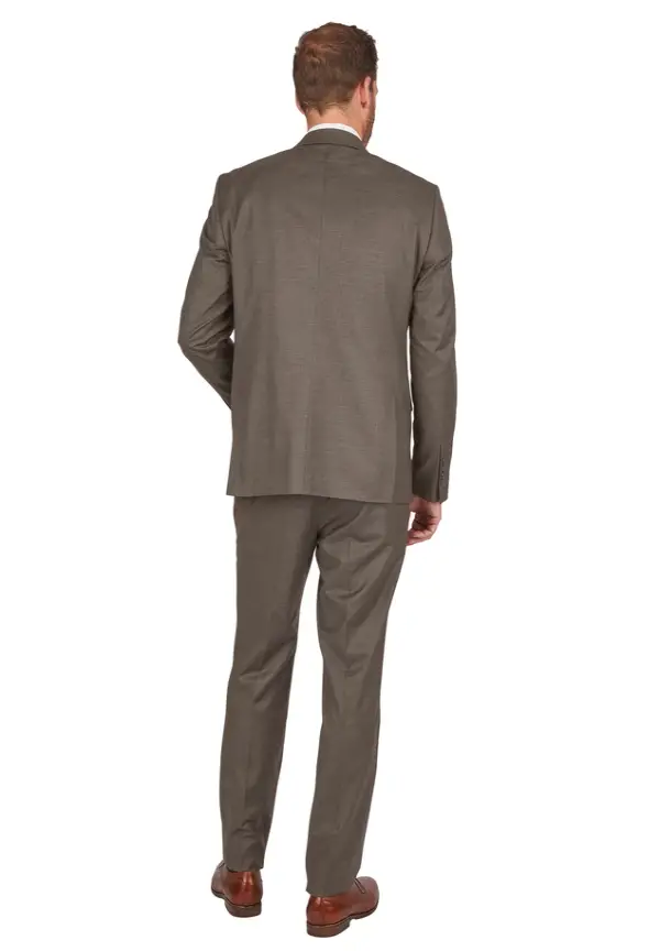 Steffen Klein Anzug Regular Fit elastisch in Taupe Hotsell