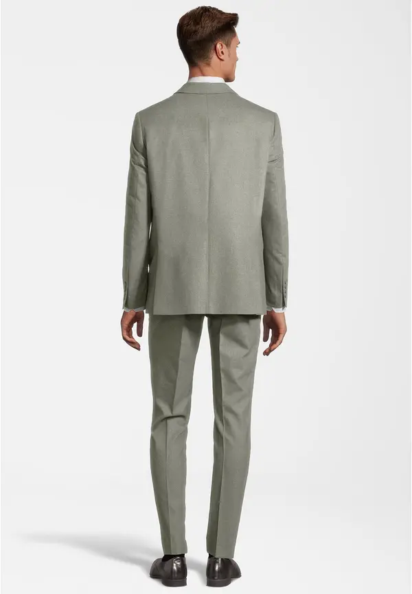Steffen Klein Designer Anzug Slim Fit in khaki Limitierter Zeitrabatt