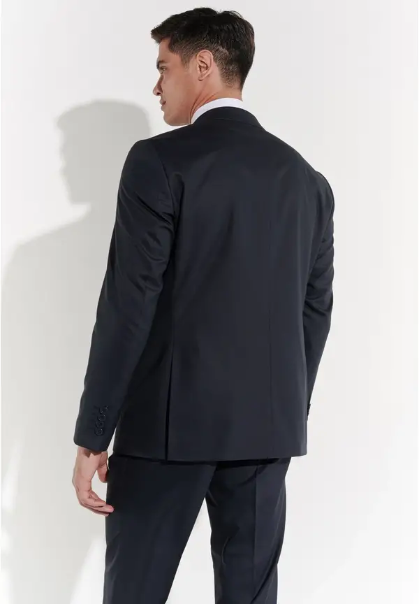 Steffen Klein Anzug Regular Fit elastisch in Navy Sonderangebot