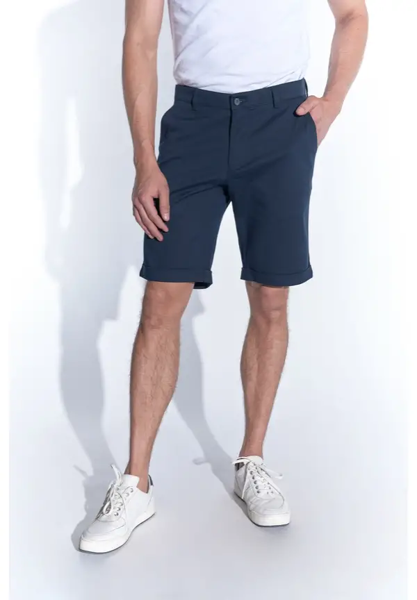 Steffen Klein Chino Shorts in Marine Heißer Verkauf