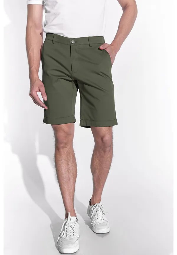 Steffen Klein Chino Shorts in Khaki Top Angebot