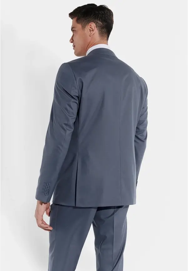 Steffen Klein Anzug Regular Fit elastisch in Dove blue Neuheiten