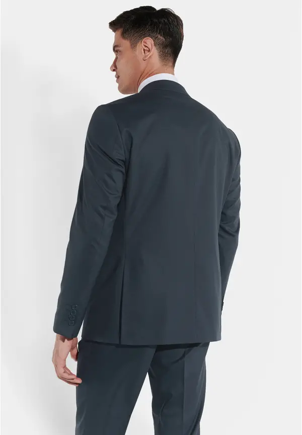 Steffen Klein Anzug Regular Fit elastisch in Grey blue Bestseller
