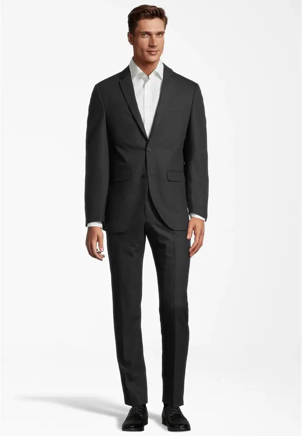 Steffen Klein Anzug Slim Fit elastisch in graphit Tägliche Deals