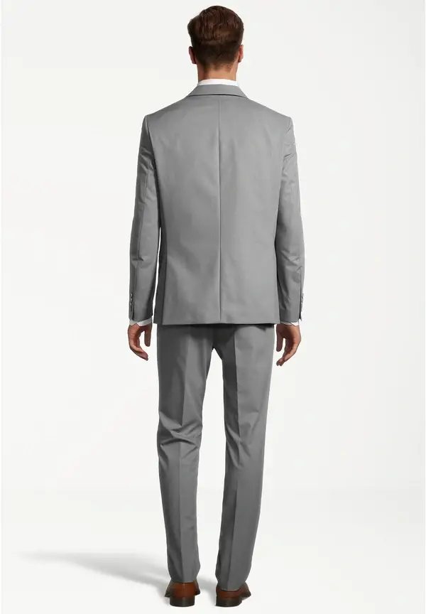 Steffen Klein Designer Anzug Slim Fit in Grau Nur noch ein Tag übrig