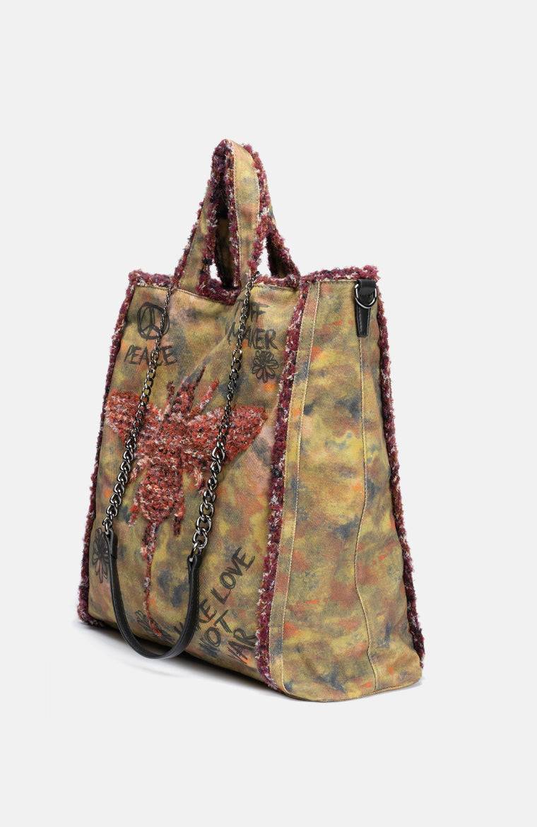 Stuff Maker Iconic Handtasche in Used Khaki Rabatte dieses Monats