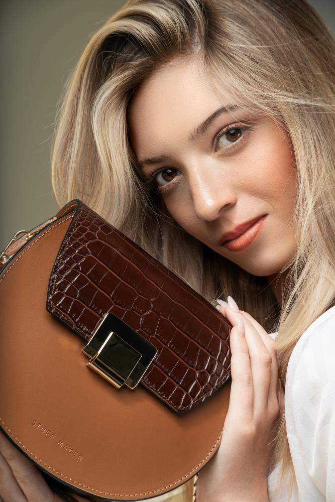 Stuff Maker Crossbody bag Janet in Cognac/Braun Rabatt