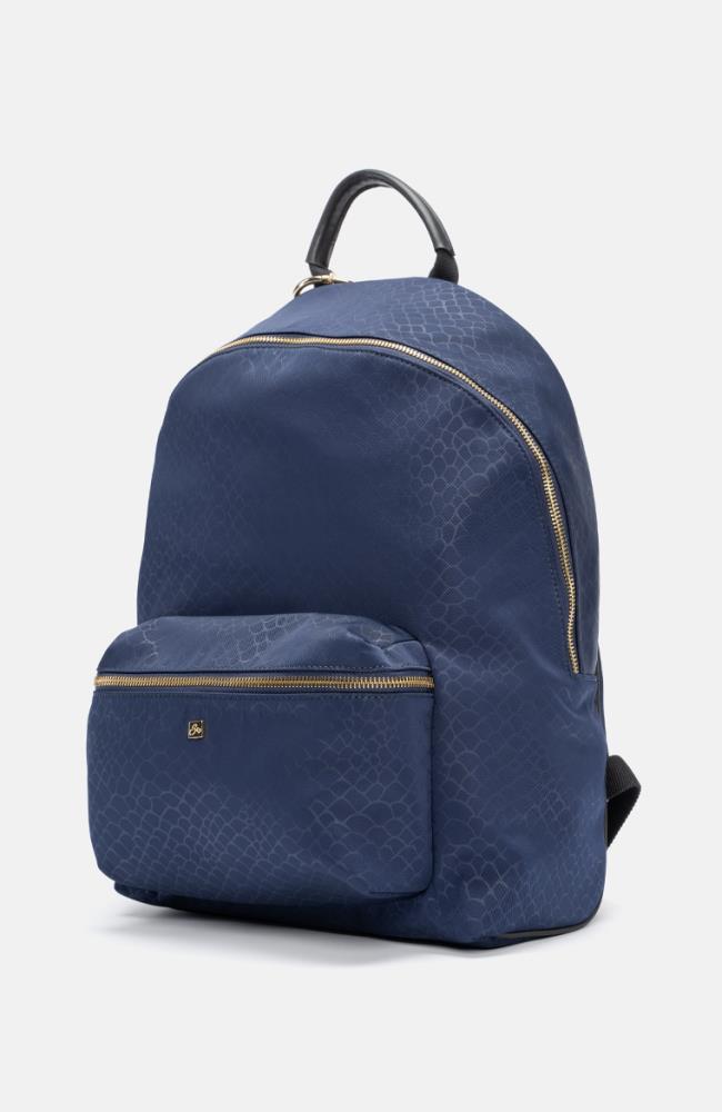 Stuff Maker Rucksack mit Teddy Anhänger in Blau Letzte 3 Tage