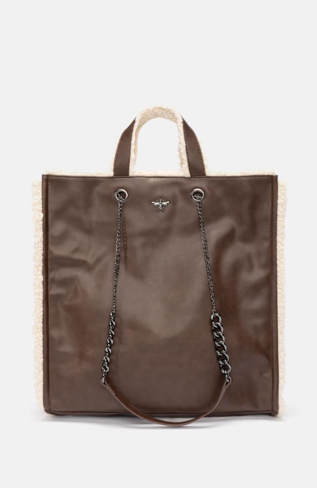 Stuff Maker Shopper in Braun/Beige Bis zu 50% Rabatt