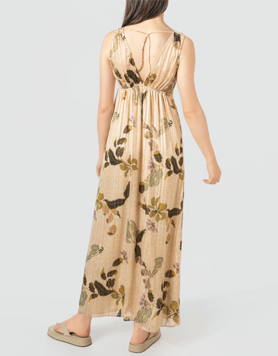 SECOND FEMALE Maxikleid mit Metallic-Garn Hotsell