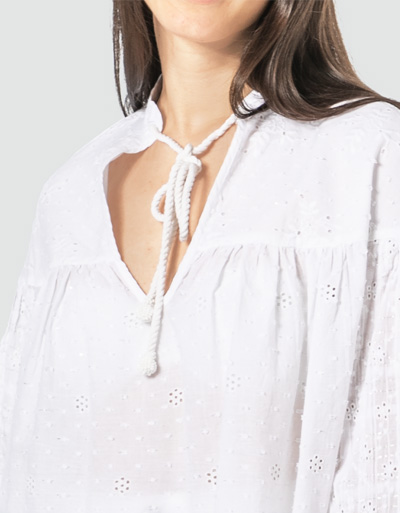 Replay Tunikabluse mit Metallic-Garn Fabrik Onlineshop