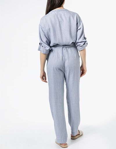 Replay Jumpsuit mit Lyocell und Leinen Sonderangebot
