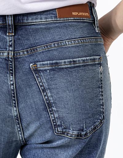 Replay Jeans Maijke im Used-Look Rabatt