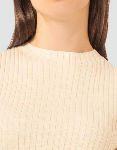 Marc O'Polo Kurzarmpullover aus feinem Rippenstrick Große Rabatte
