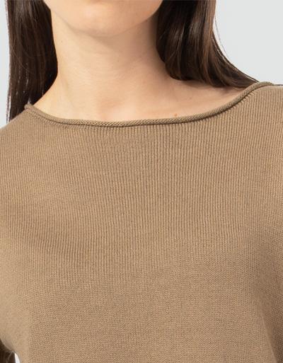 Marc O'Polo Kurzarmpullover mit rollierten Halsausschnitt Neuheiten