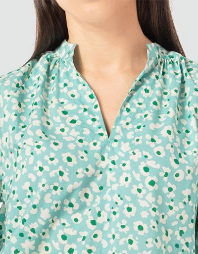 Marc O'Polo Blusenshirt mit Allover-Print Räumungsverkauf