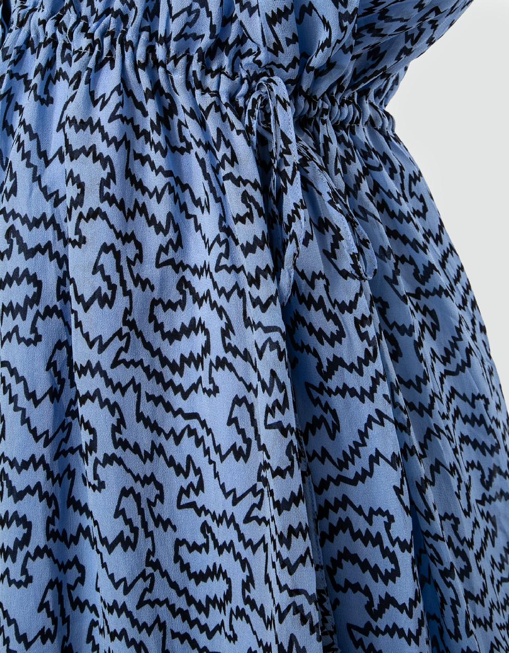 SECOND FEMALE Kleid aus Krepp Qualität Im Verkauf