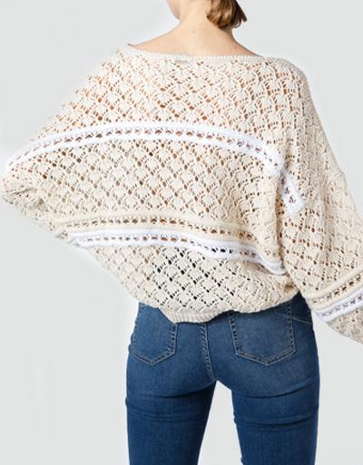 LIU JO Pullover im Lochstrickmuster Fabrikpreis