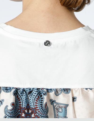 LIU JO Blusenshirt im Material Mix Sonderangebot