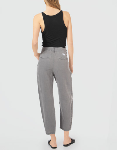 Replay Leinenhose mit Bundfalten Cyber Monday