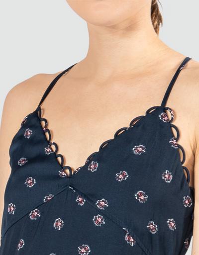 Pepe Jeans Satinkleid mit Blumenprint Online Outlet