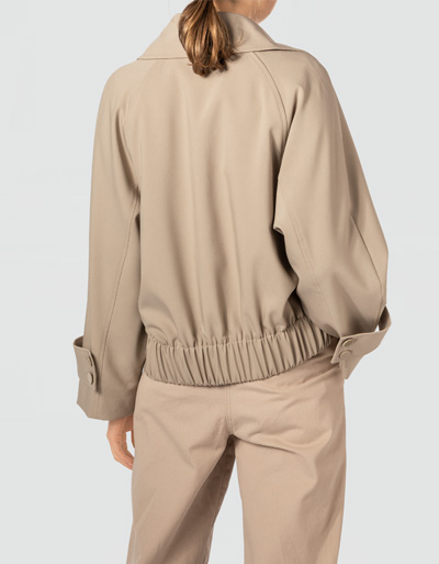 SECOND FEMALE Blouson mit elastischer Saumverarbeitung Super Sparpreis